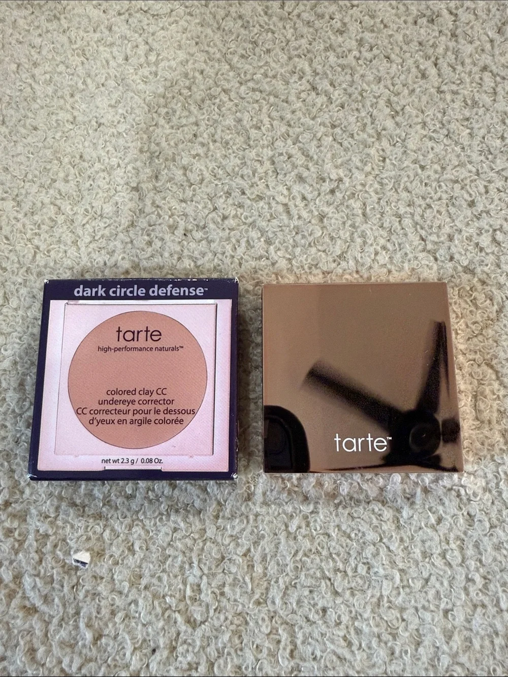 tarte Colored Clay CC Undereye Corrector - Medium Tan/Peach BNIB